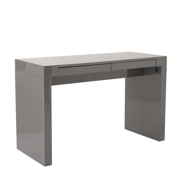 grey lacquer desk