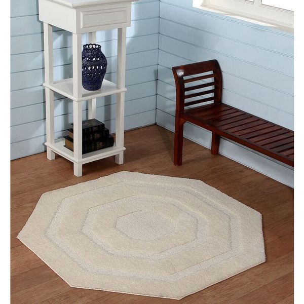 Microtufted Octagonal/ Indoor Accent Rug By Better Trends Free