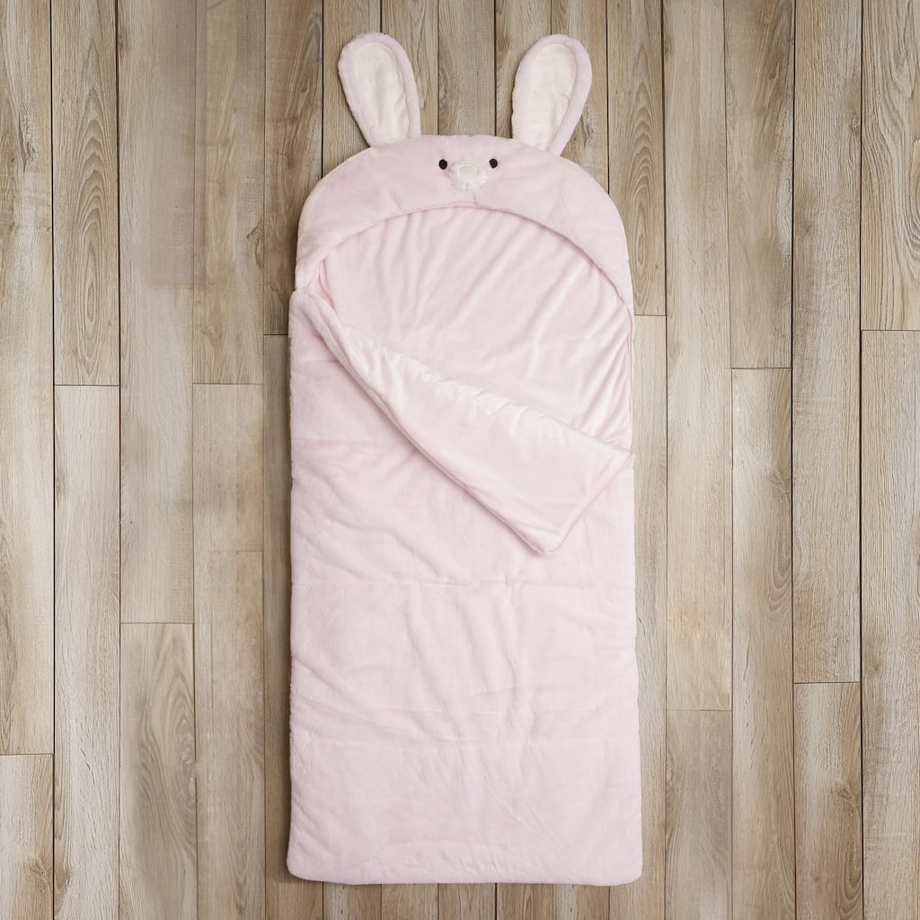 Aurora Home Bunny Rabbit Plush Faux Fur Slumber Bag