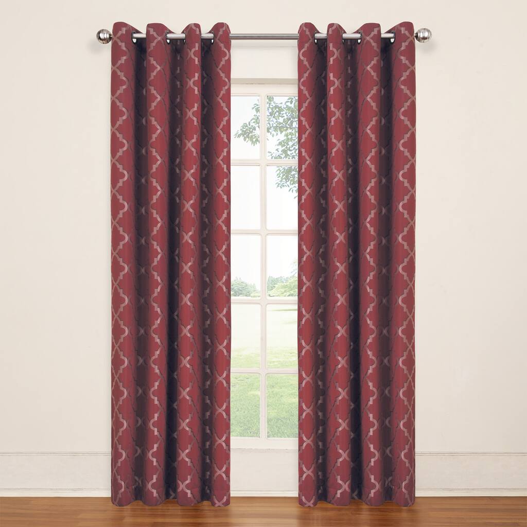 Tipton Trellis Blackout Grommet Window Panel