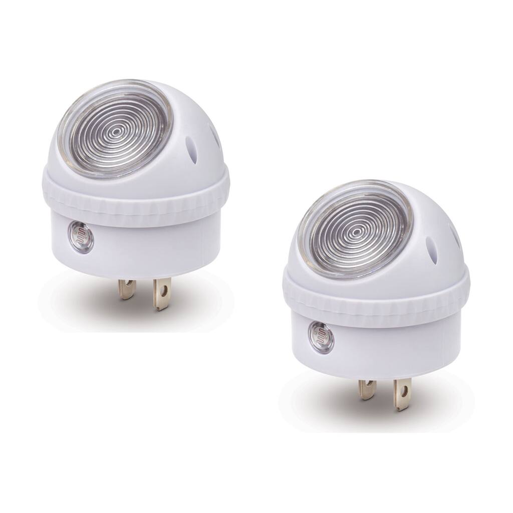 360-degree Rotating Head LED Night Light with Set Dusk to Dawn Sensor