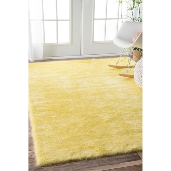 Silver Orchid Rus Cozy Soft And Plush Faux Sheepskin Silver Orchid Rus Cozy Soft And Plush Faux Sheepskin Kids Nursery Yellow Rug 7