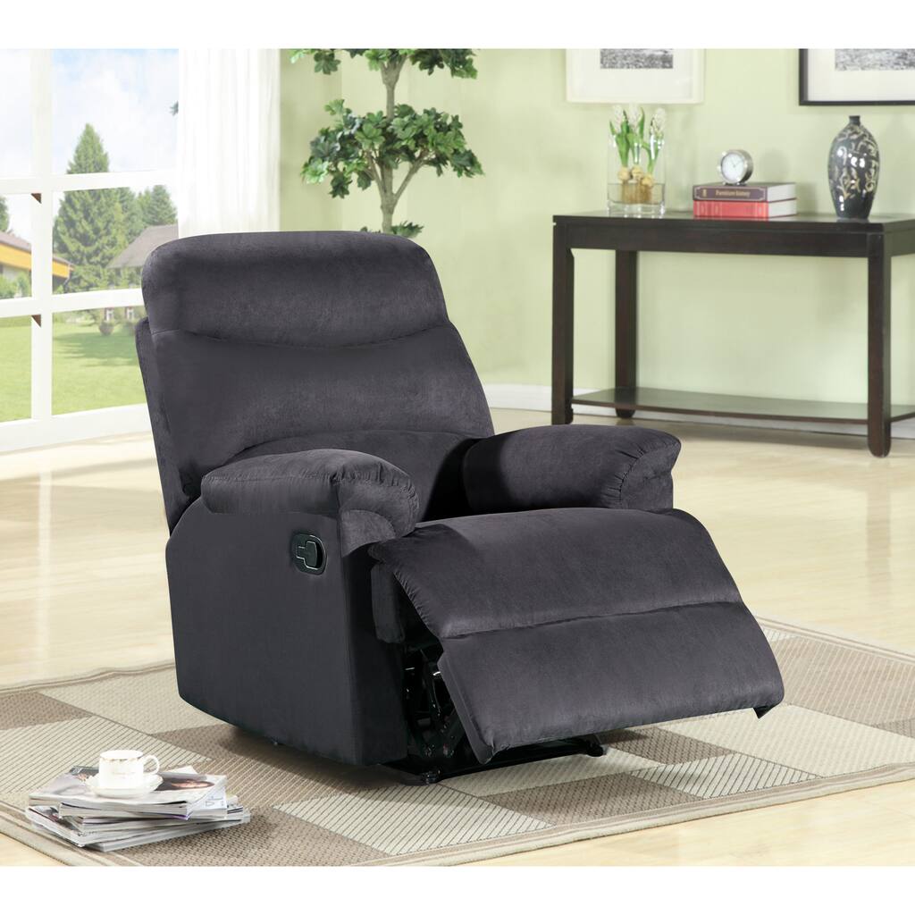 Tennie Contemporary Microfiber Recliner