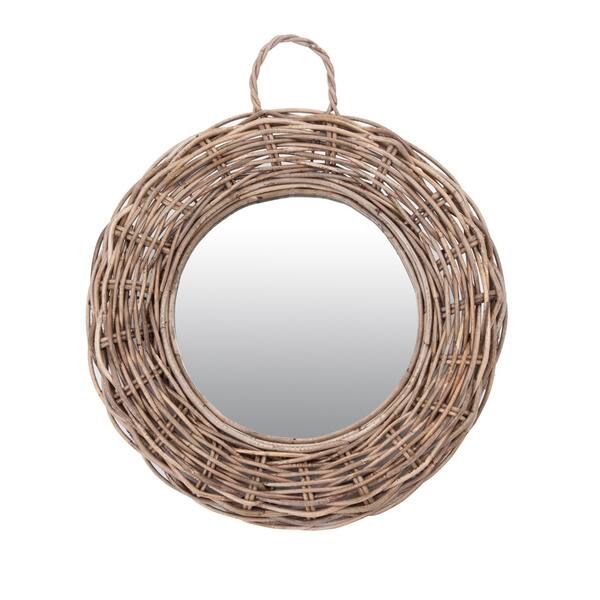 James Rattan Round MirrorLarge by East at Main Bed Bath & Beyond