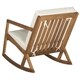Safavieh Outdoor Living Vernon Brown/ Beige Rocking Chair - Thumbnail 2