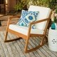Safavieh Outdoor Living Vernon Brown/ Beige Rocking Chair - Thumbnail 0
