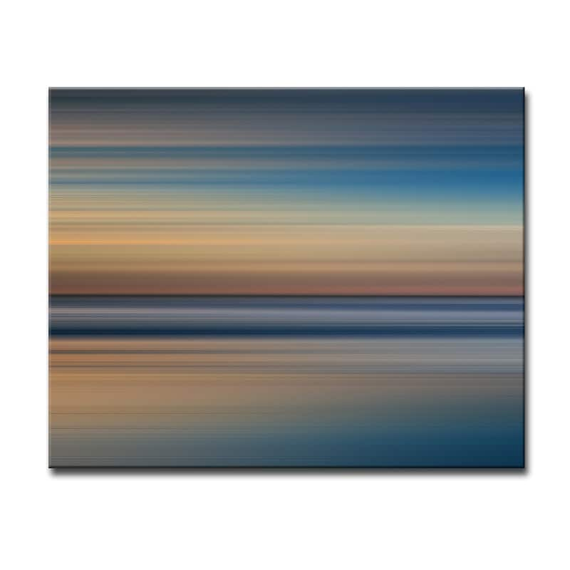 Blur Stripes Xxix' Abstract Wrapped Canvas Wall Art - Bed Bath & Beyond 