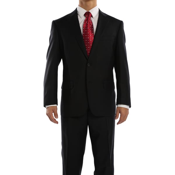 Men's Classic Fit Suits On Sale - Verno - Mens Suits Solid Two Piece ...