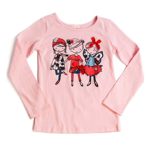 Girl's Long-Sleeve Graphic T-Shirt - Free Shipping On Orders Over $45 ...