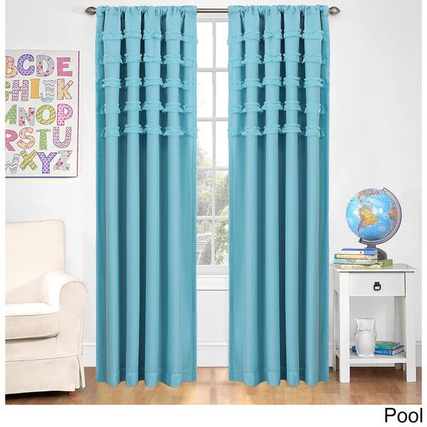 Shop Eclipse Kids Ruffle Batiste Blackout Curtain Panel On Sale