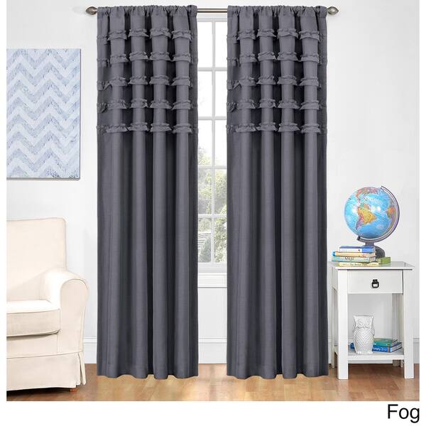Shop Eclipse Kids Ruffle Batiste Blackout Curtain Panel On Sale