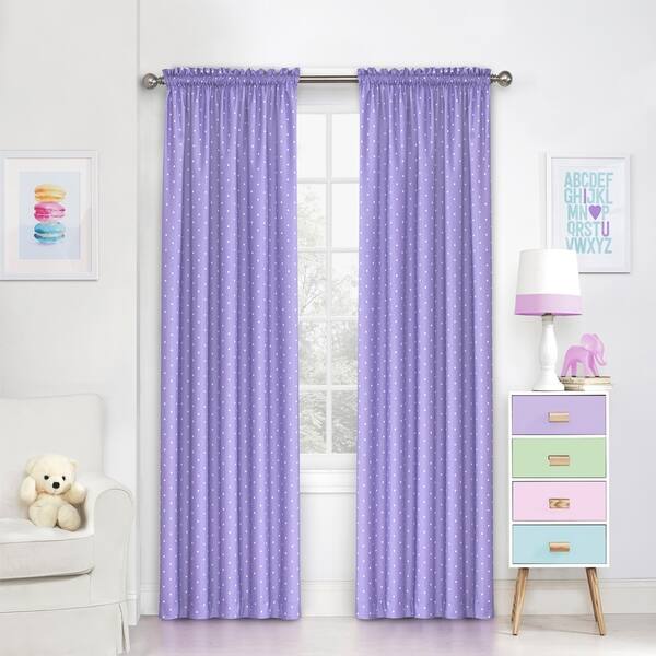 Shop Eclipse Kids Polka Dots Room Darkening Window Curtain Panel