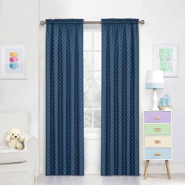 Shop Eclipse Kids Polka Dots Room Darkening Window Curtain Panel