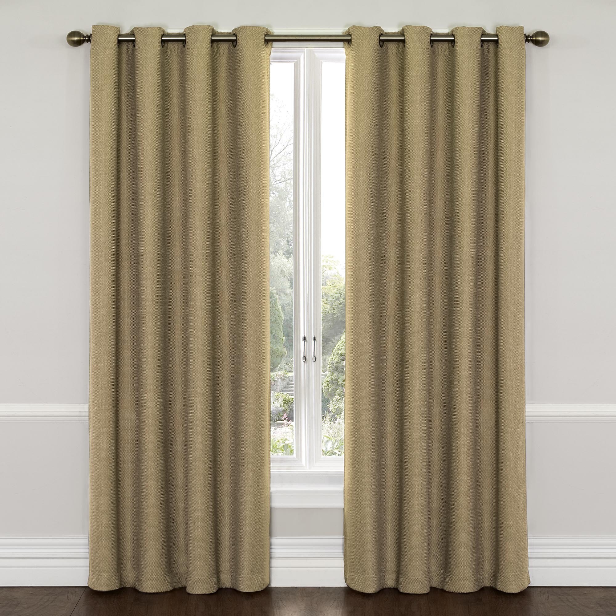 Shop Eclipse Wyndham Grommet Blackout Window Curtain Panel On