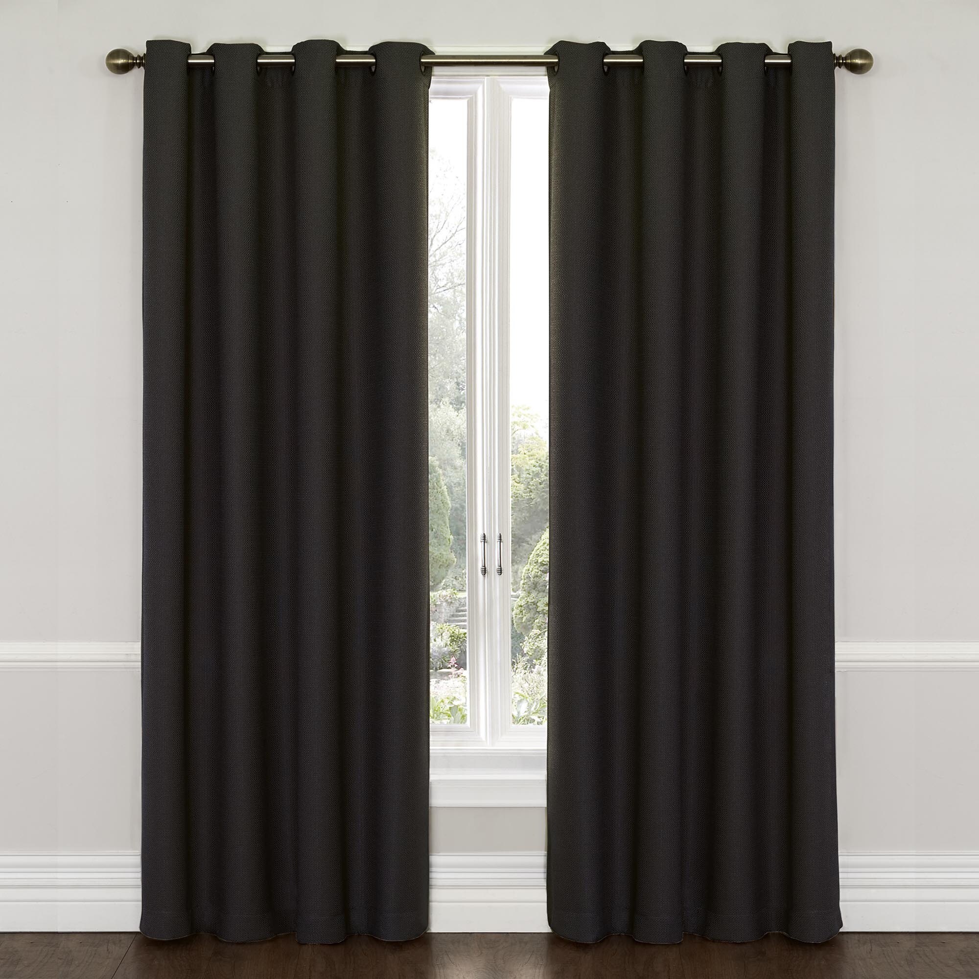 Eclipse Wyndham Grommet Blackout Window Curtain Panel | eBay