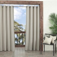 Shop Waverly Sun N Shade Key Largo Curtain Panel Ships To Canada