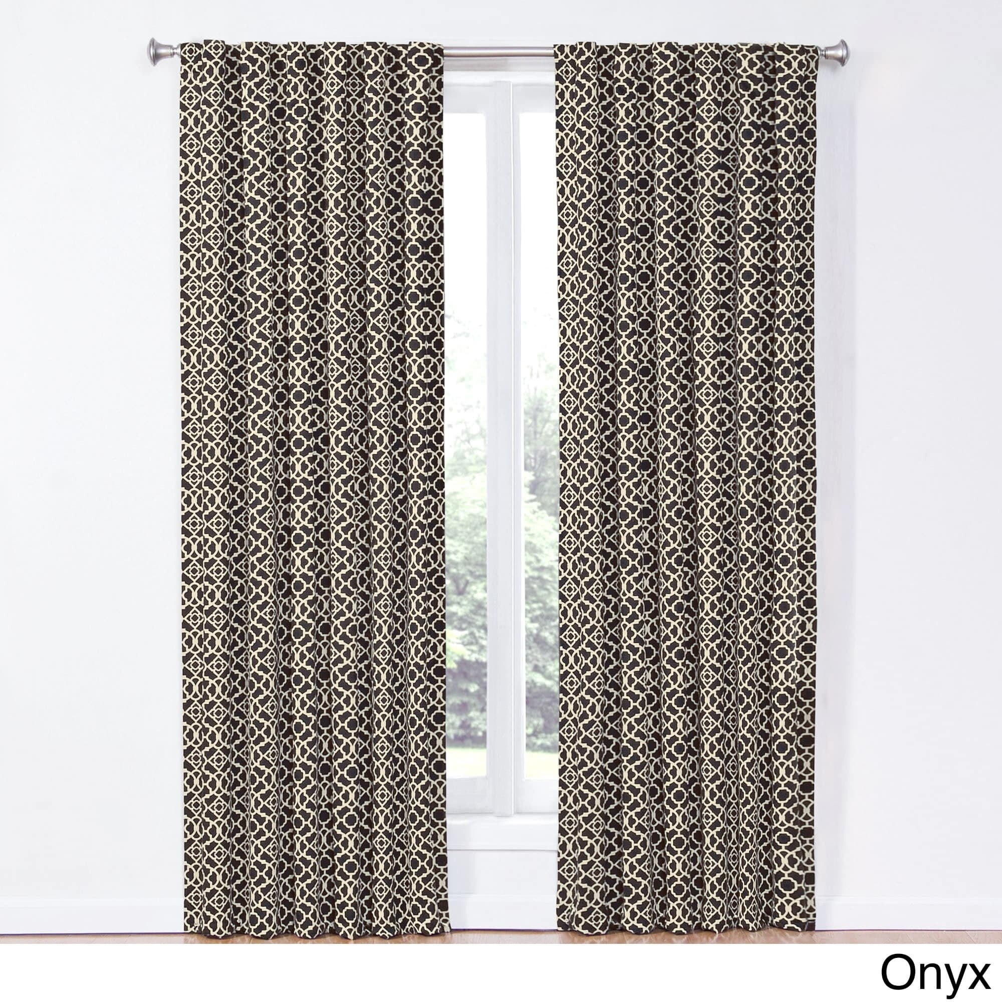 Shop Waverly Lovely Lattice Rod Pocket Curtain Panel With Tieback