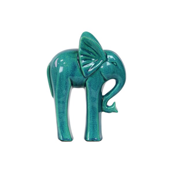 Shop Ceramic Standing Elephant Figurine with Long Legs Figurine Gloss ...