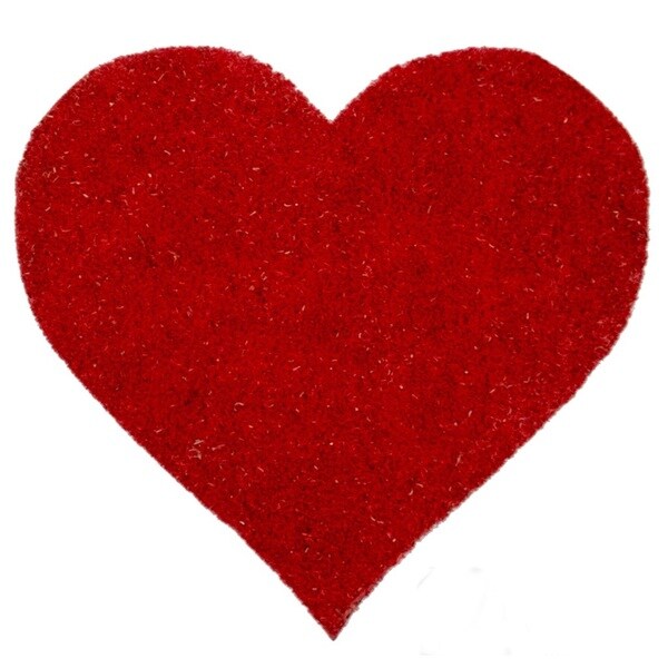 I Heart You Non Slip Coir Doormat