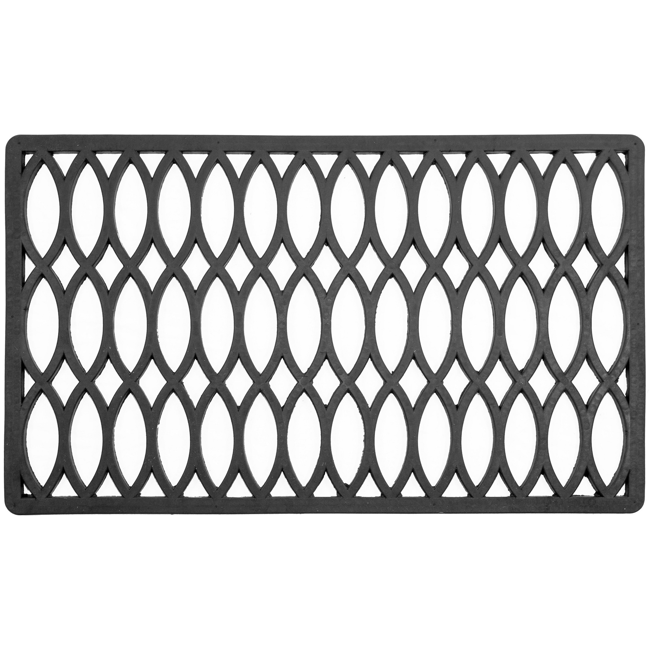 Trellis Recycled Rubber Doormat