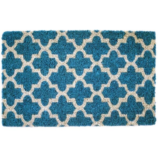 Shop Annabelle Handwoven Coconut Fiber Doormat (1'6 x 2'6) Free