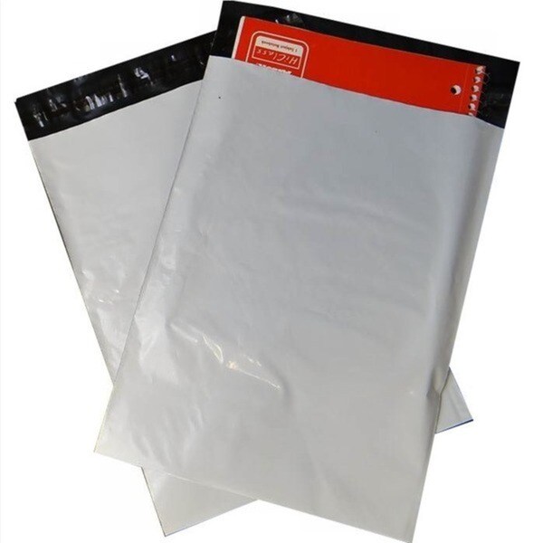100 Premium 10 x 13 Inch White Poly Mailers Plastic Shipping Bag