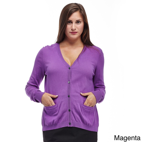 La Cera Women's Cardigan with Pockets