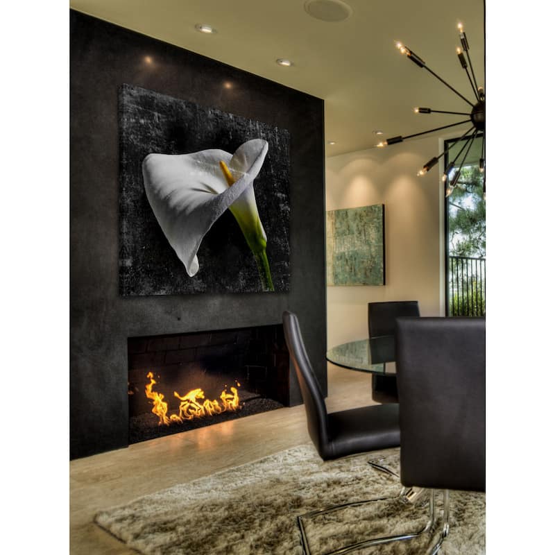 Marmont Hill - White Callas by Aryai Painting Print on Canvas - Multi-Color