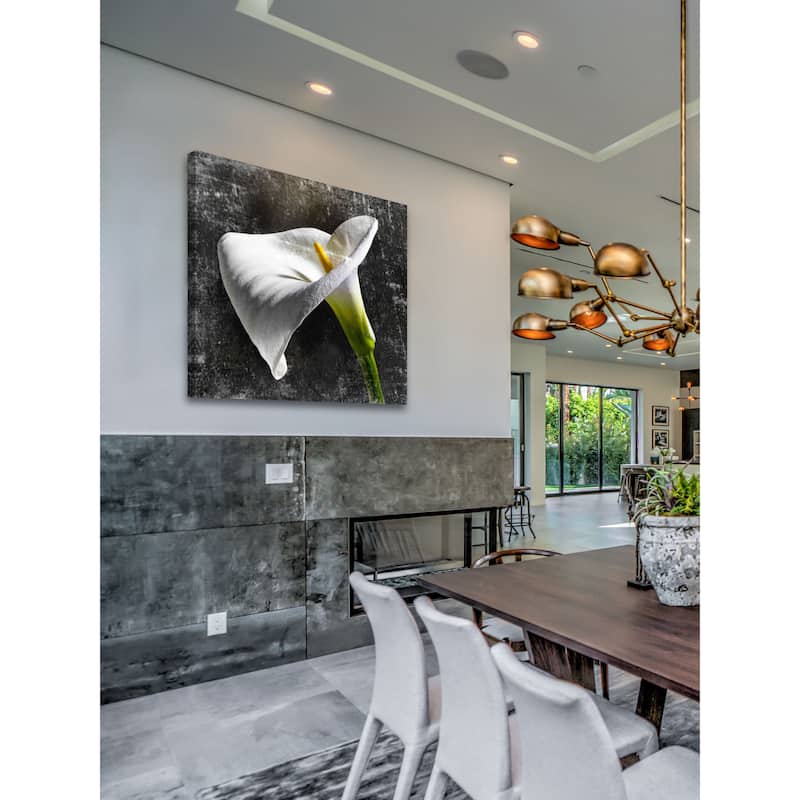 Marmont Hill - White Callas by Aryai Painting Print on Canvas - Multi-Color