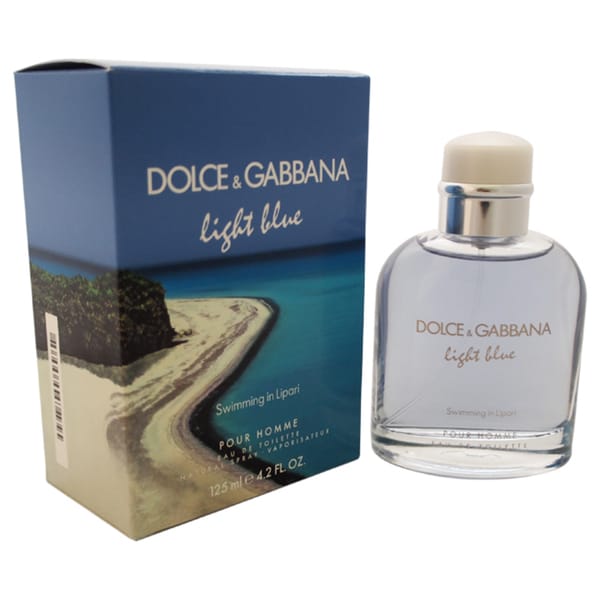 Shop Dolce & Gabbana Light Blue Swimming in Lipari Men's 4.2-ounce Eau ...