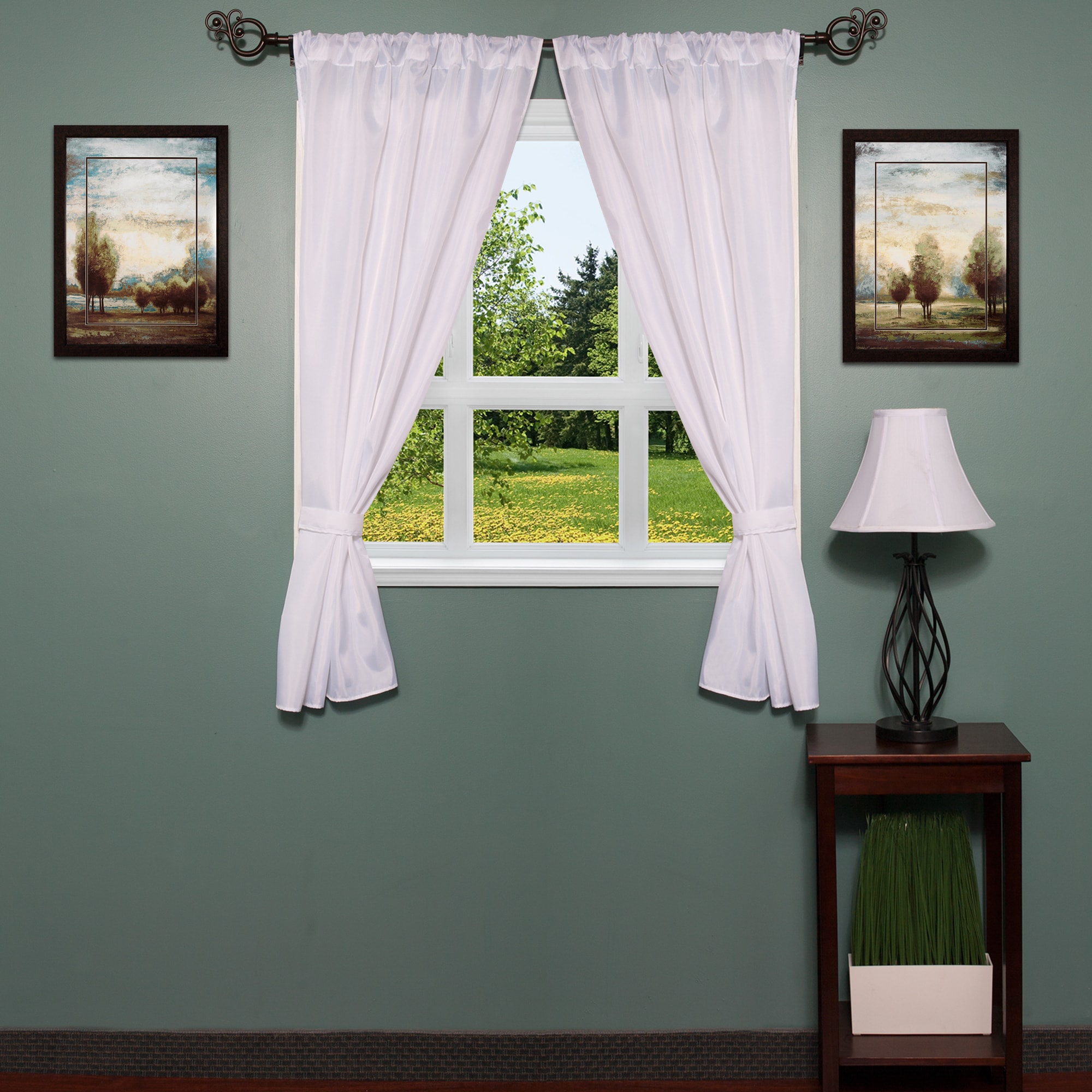 Shop Classic Hotel Quality Solid White Water Resistant Fabric