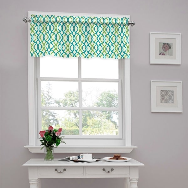 Traditions By Waverly Make Waves Tailored Window Valance Traditions By Waverly Make Waves Tailored Window Valance 52x16