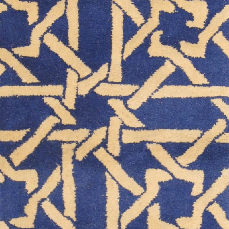 Handmade Tibetan Wool Runner (India) - 2'3 x 9'