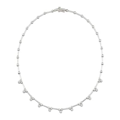 Kabella Luxe 14k White Gold 1 1/4ct TDW Diamond Necklace (G-H, SI1-SI2)
