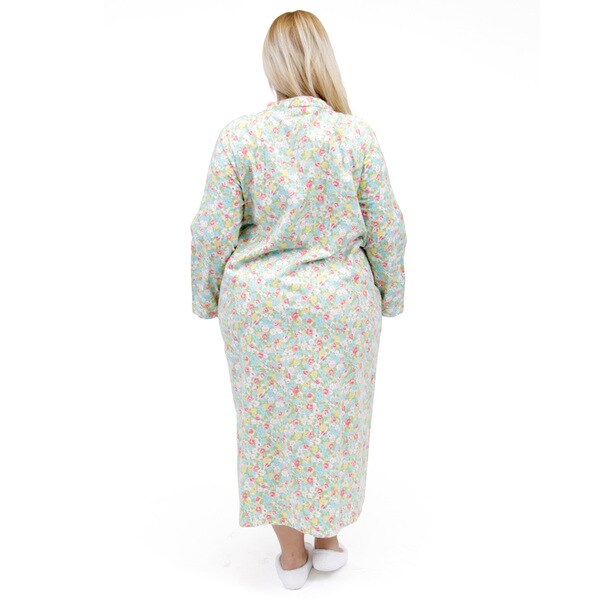 flannel gowns plus size