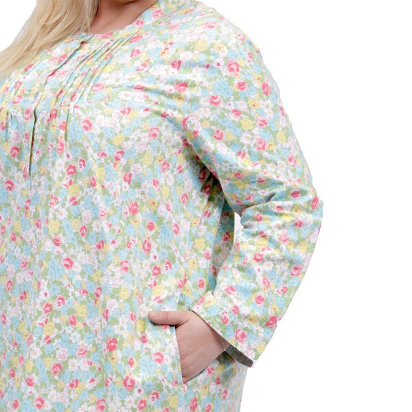 flannel gowns plus size