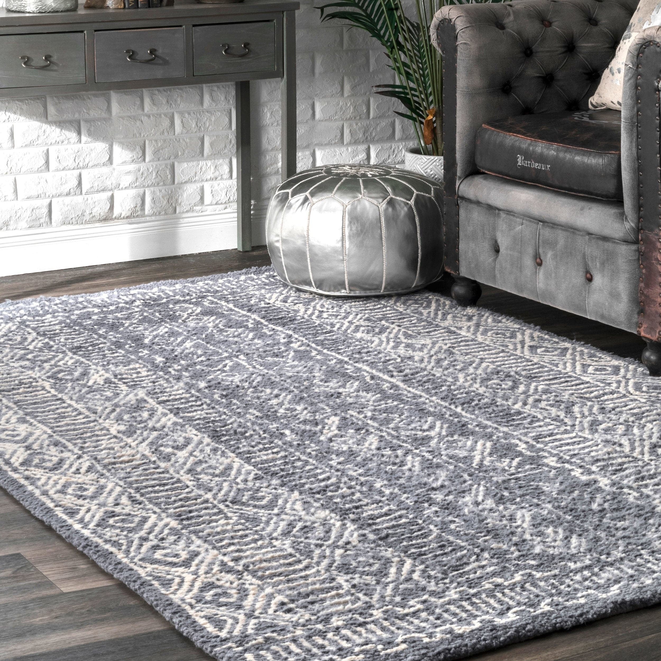 Nuloom Handmade Diamond Ridge New Zealand Indian Wool Area Rug Nuloom Handmade Diamond Ridge New Zealand Indian Wool Area Rug