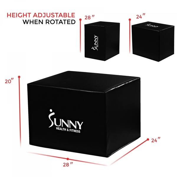 Sunny Health & Fitness No. 072 3-in-1 Foam Plyo Box - Bed Bath & Beyond 