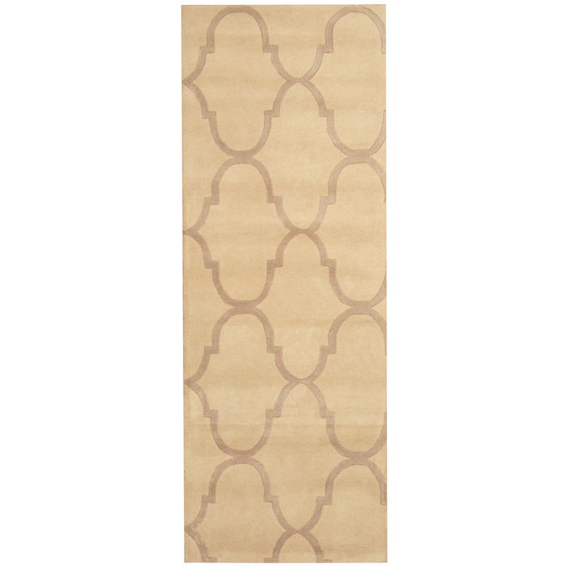 Handmade Tibetan Wool Runner (India) - 2'9 x 7'7