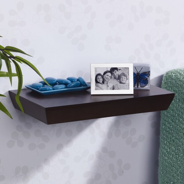 Melannco Java Bedford 12inch Floating Wall Shelf Free Shipping On