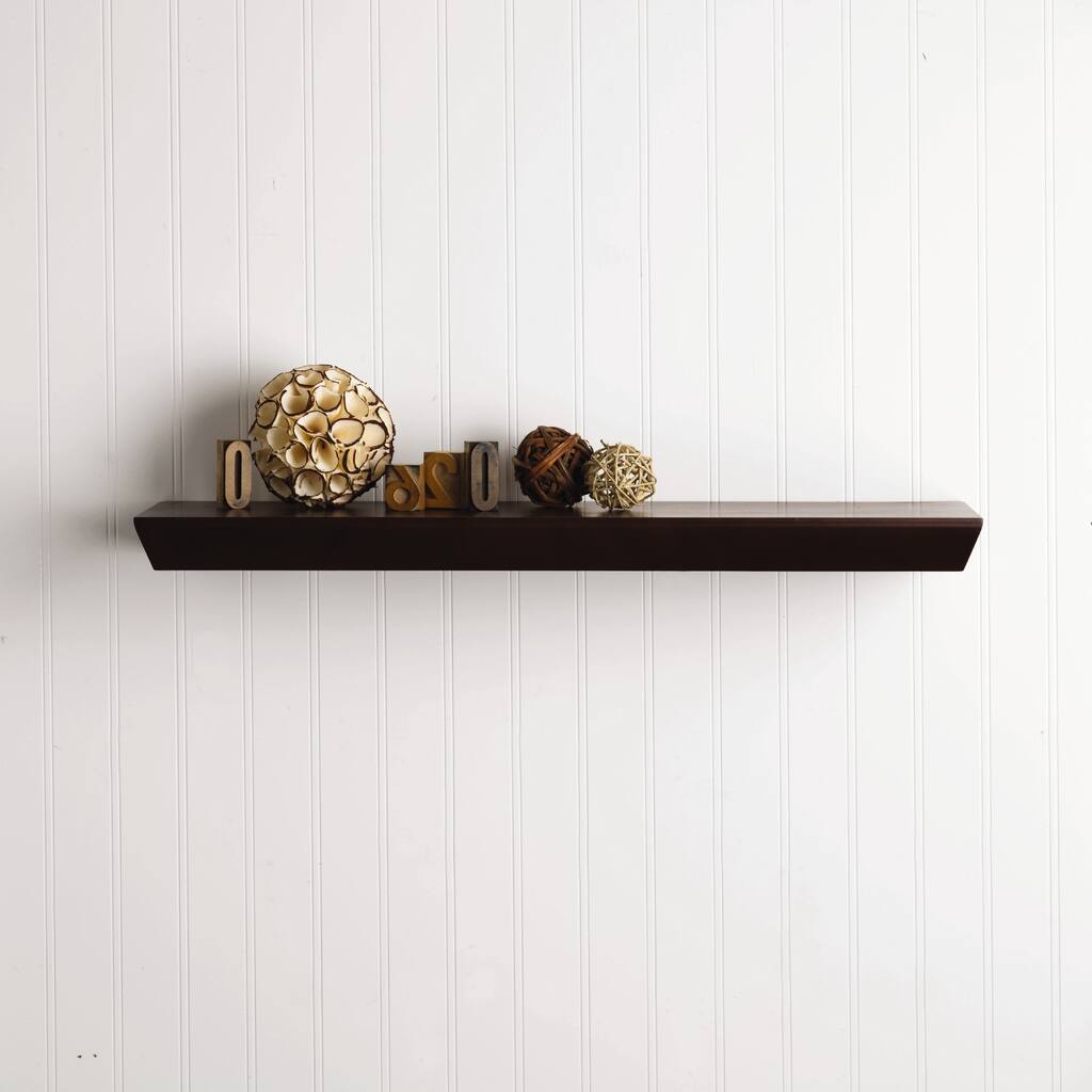 Melannco Java Bedford 24-inch Floating Wall Shelf