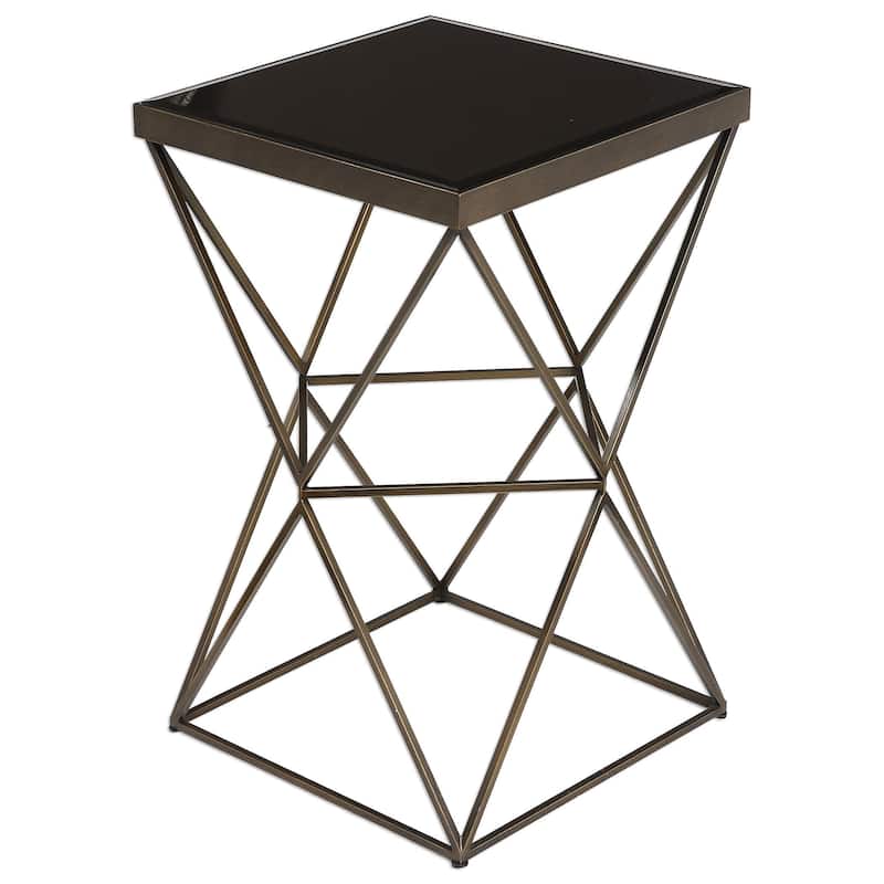 Uberto Caged Frame Accent Table