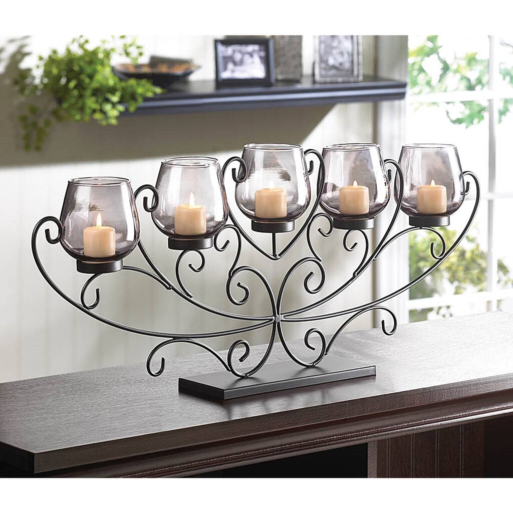 Fancy Scrolling Candle Stand