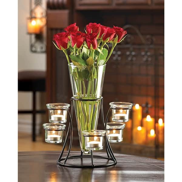 BSD National Supplies Round Candle Centerpiece and Flower Holder