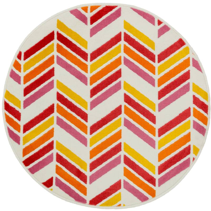 Alexander Home Amelia Chevron Stripe Rug
