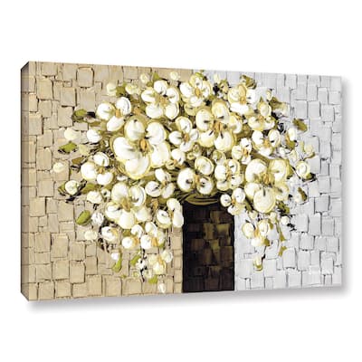 ArtWall Susanna Shaposhnikova's White Bouquet 2, Gallery Wrapped Canvas