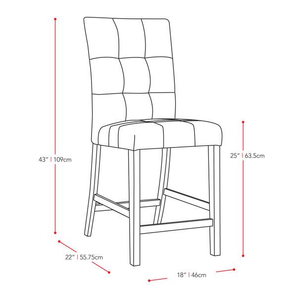 Copper Grove Varazdinske 36inch Counterheight Cappuccino 5piece