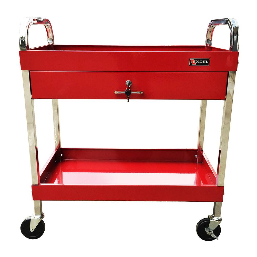 30 in. One Drawer Steel Tool Cart