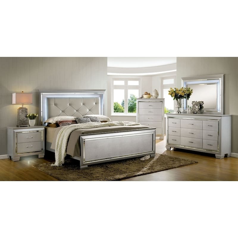Ruff Transitional Solid Wood 5-Drawer Chest by Furniture of America