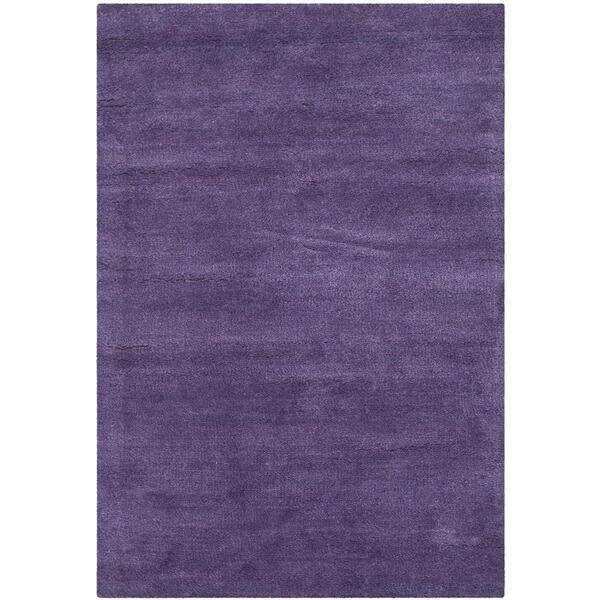 Safavieh Handmade Himalaya Solid Purple Wool Rug - 2' x 3'